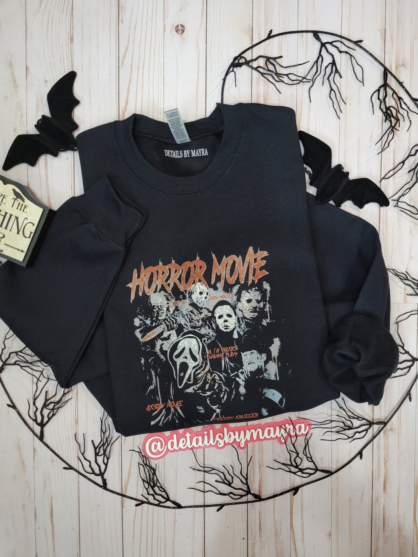 Horror Movie Sweatshirt and Tshirts