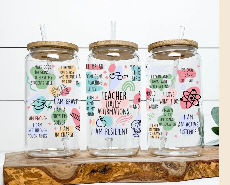 Teacher Glass Cup