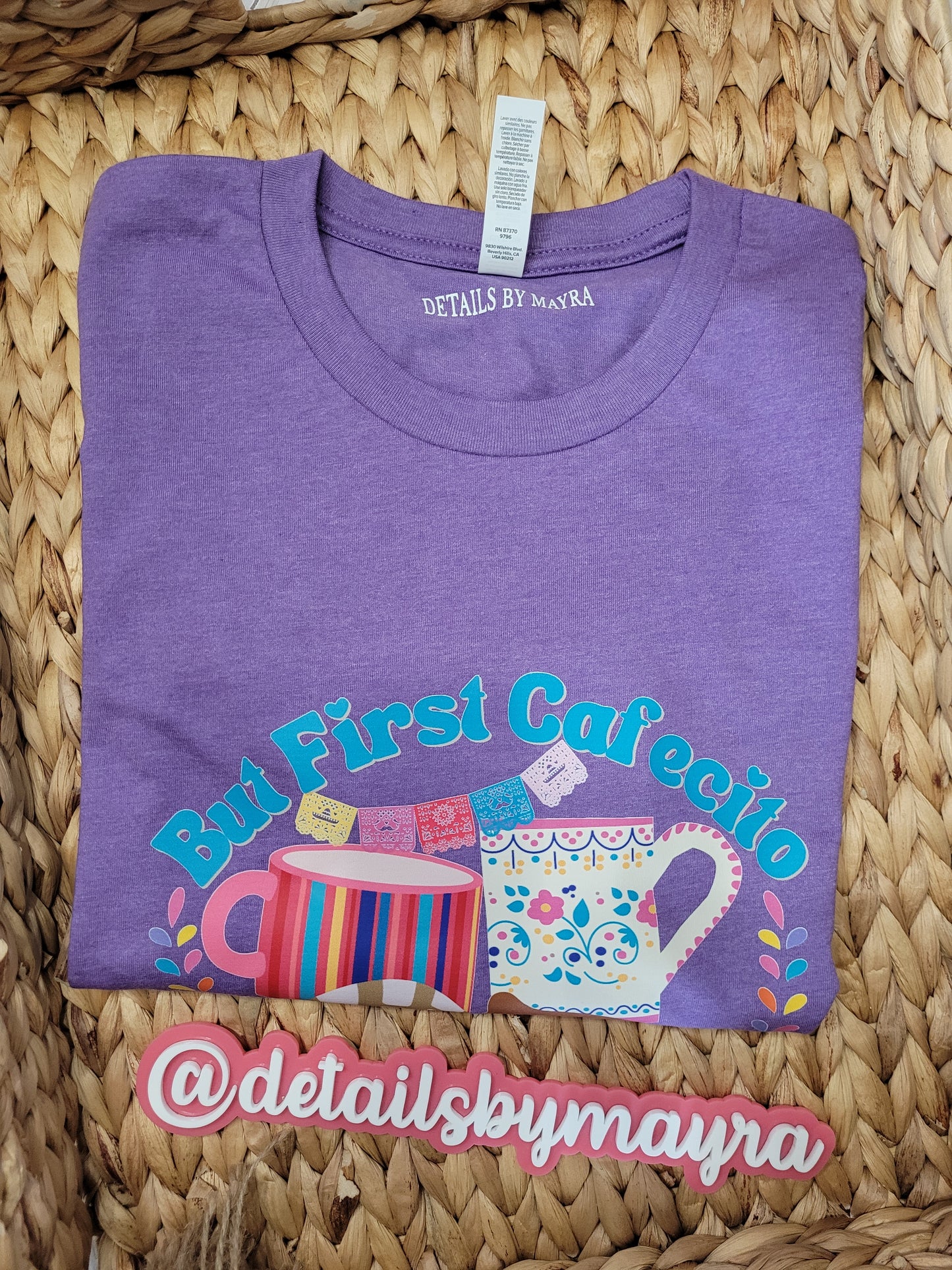 But First Cafecito y Pan Dulce T-Shirt/Playera