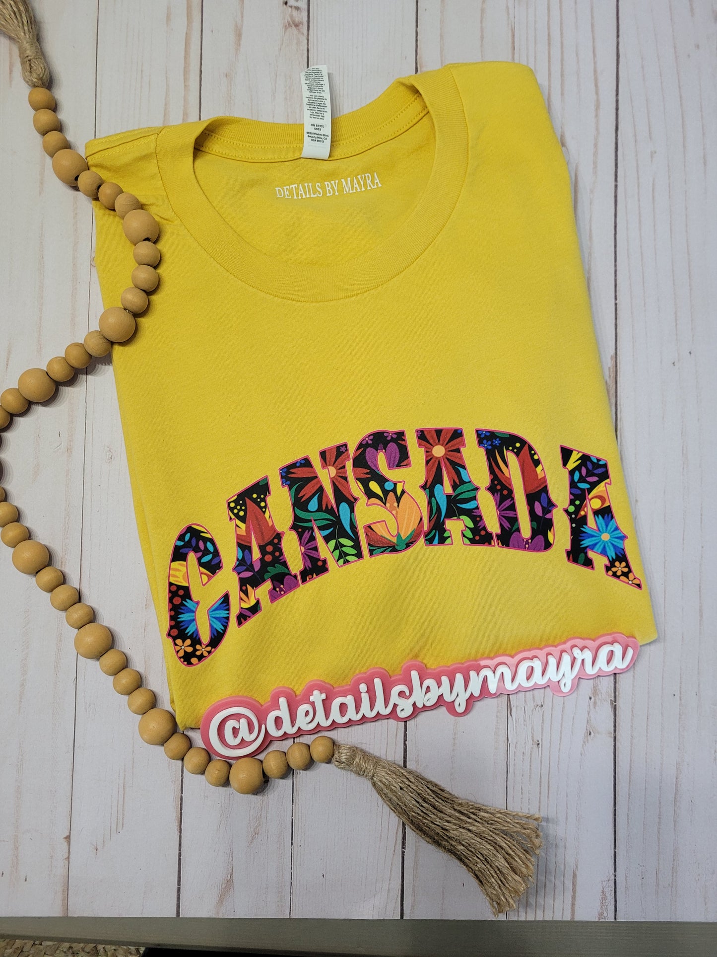 Cansada T-shirt/ playera