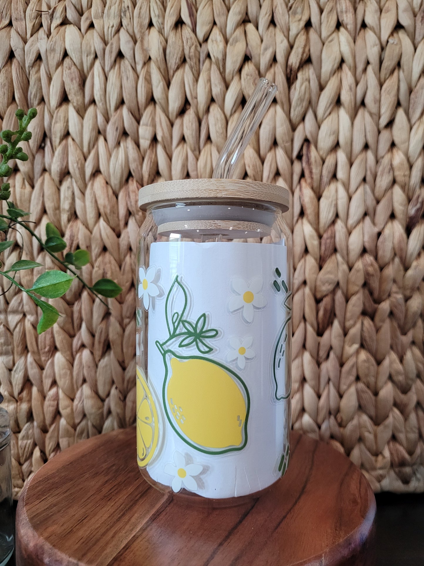 When Life Gives You Lemons Glass Cup