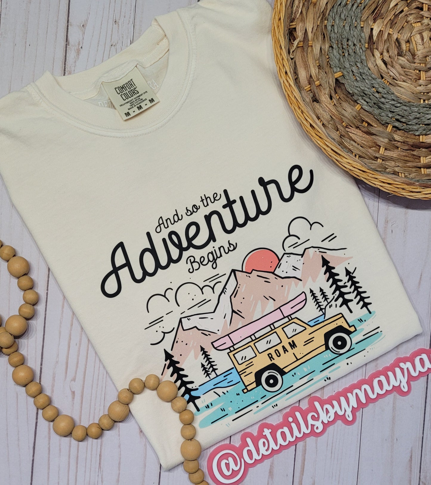 And So The Adventure Begins T-Shirt/Playera