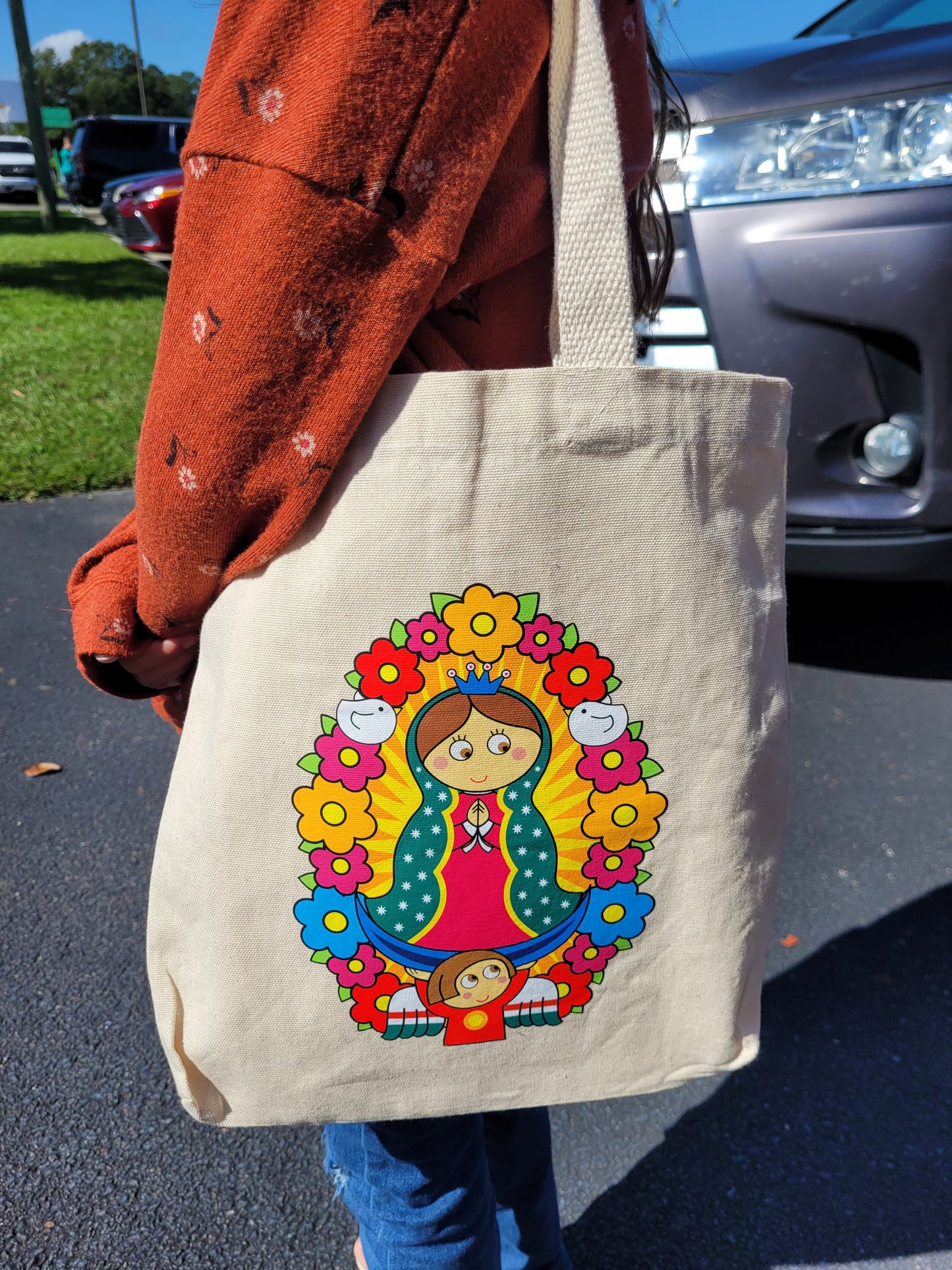 Virgencita Tote bag