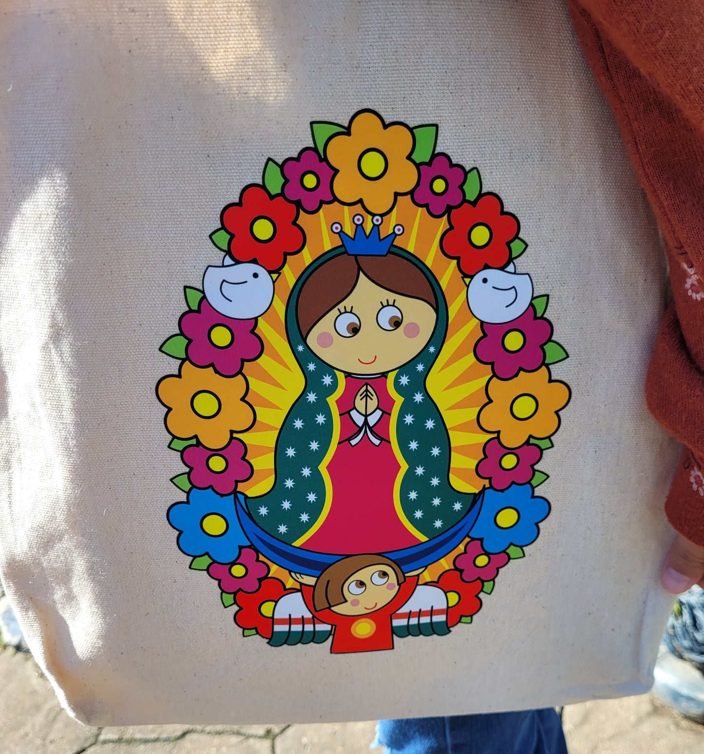 Virgencita Tote bag