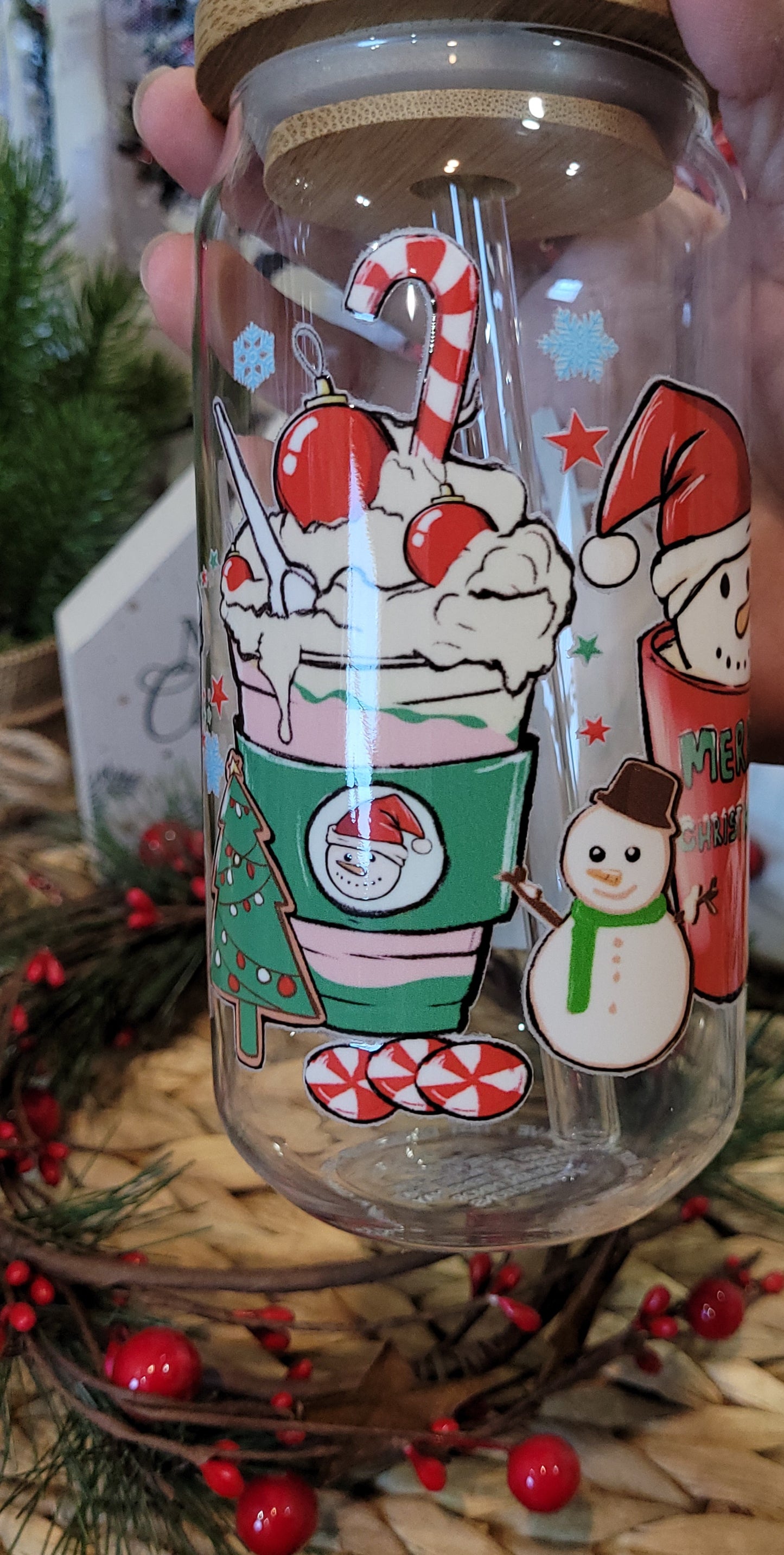 Christmas Drinks Glass cup
