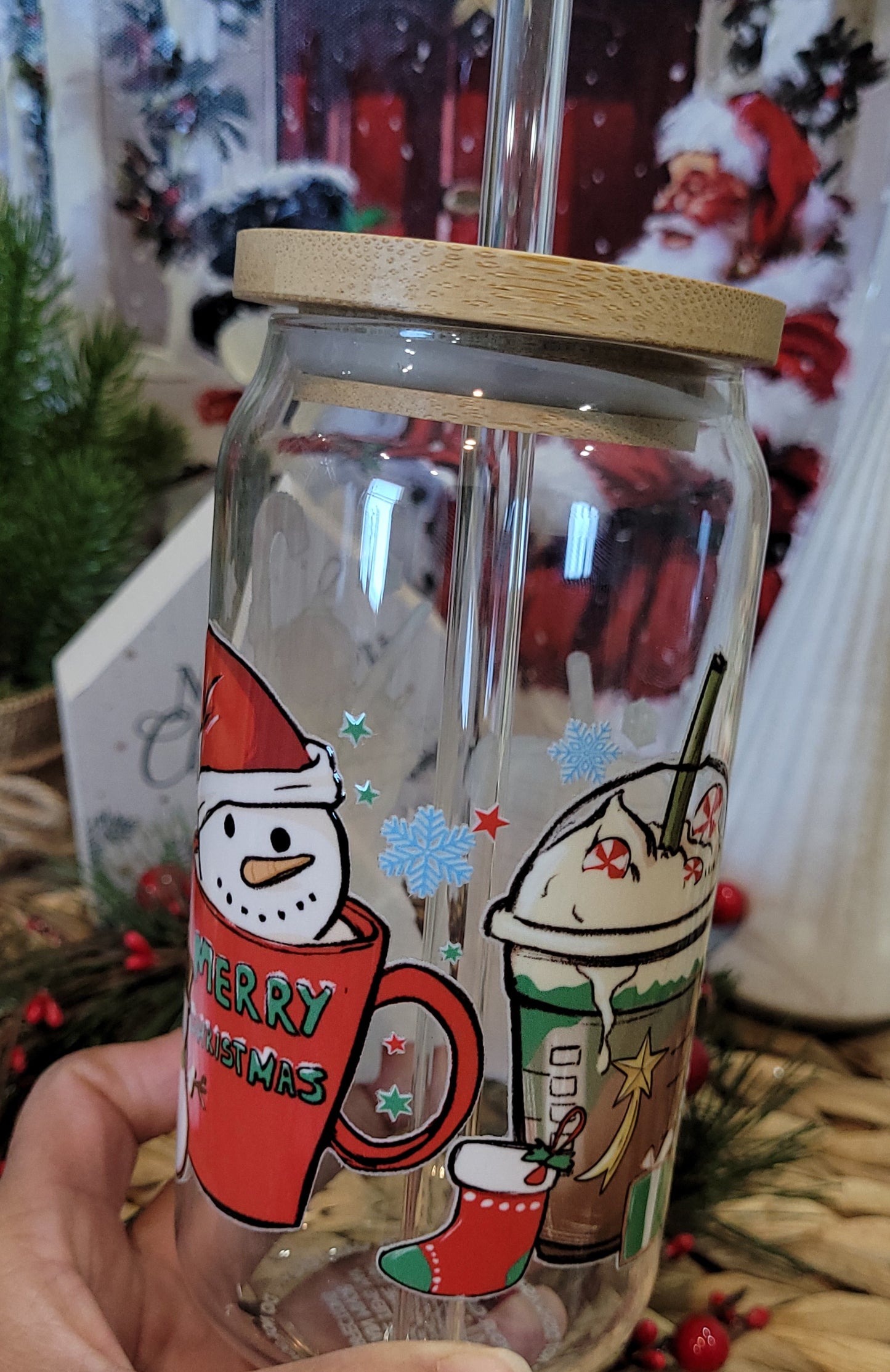 Christmas Drinks Glass cup