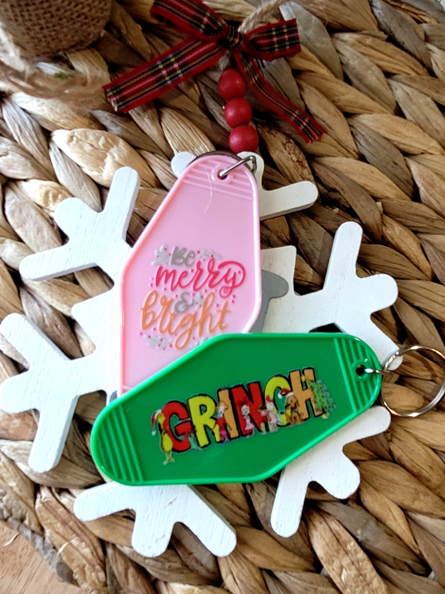 Christmas's  Motel Keychains
