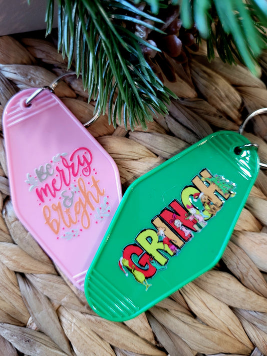 Christmas's  Motel Keychains