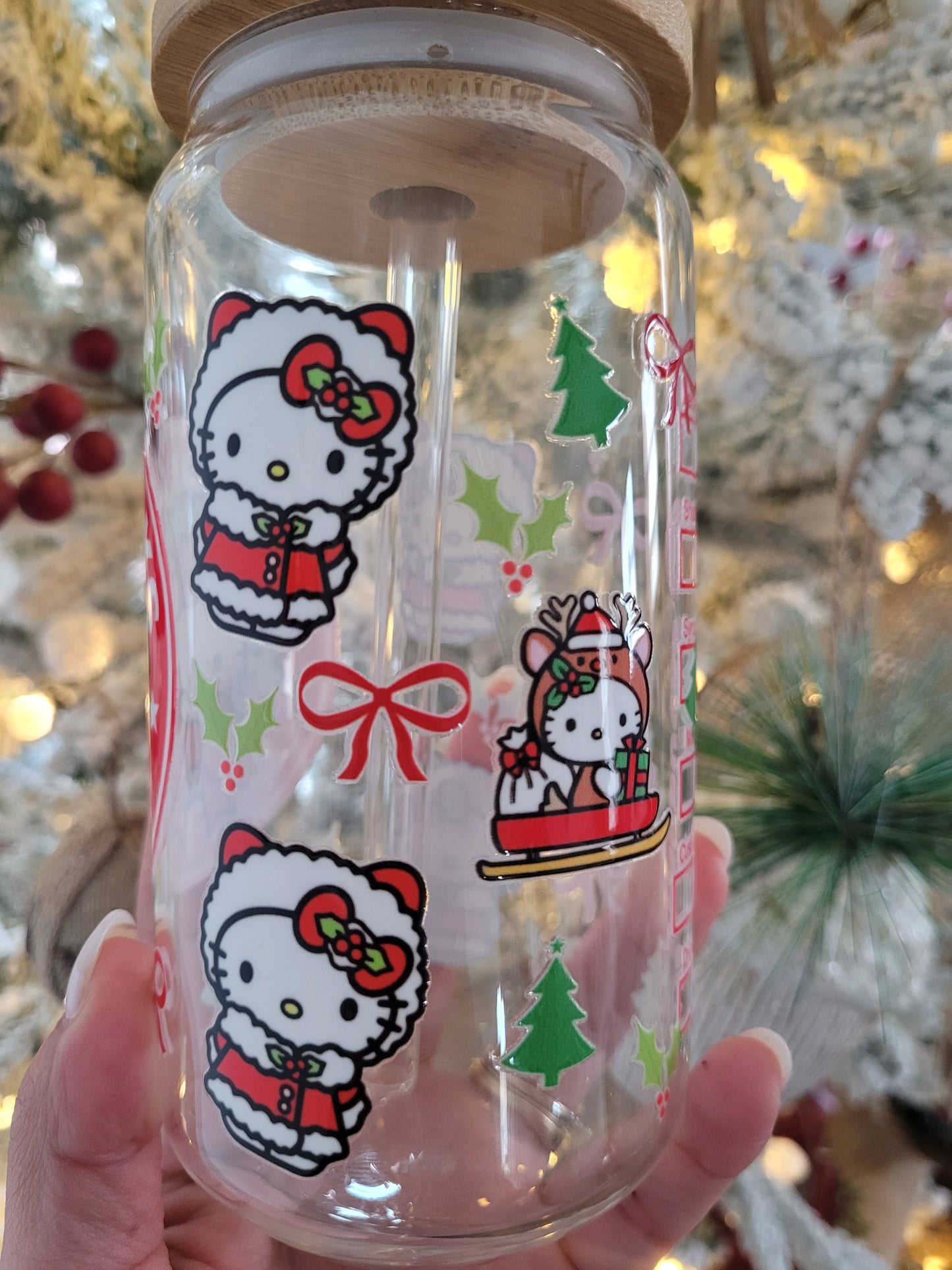 Hello Kitty Glass Cup