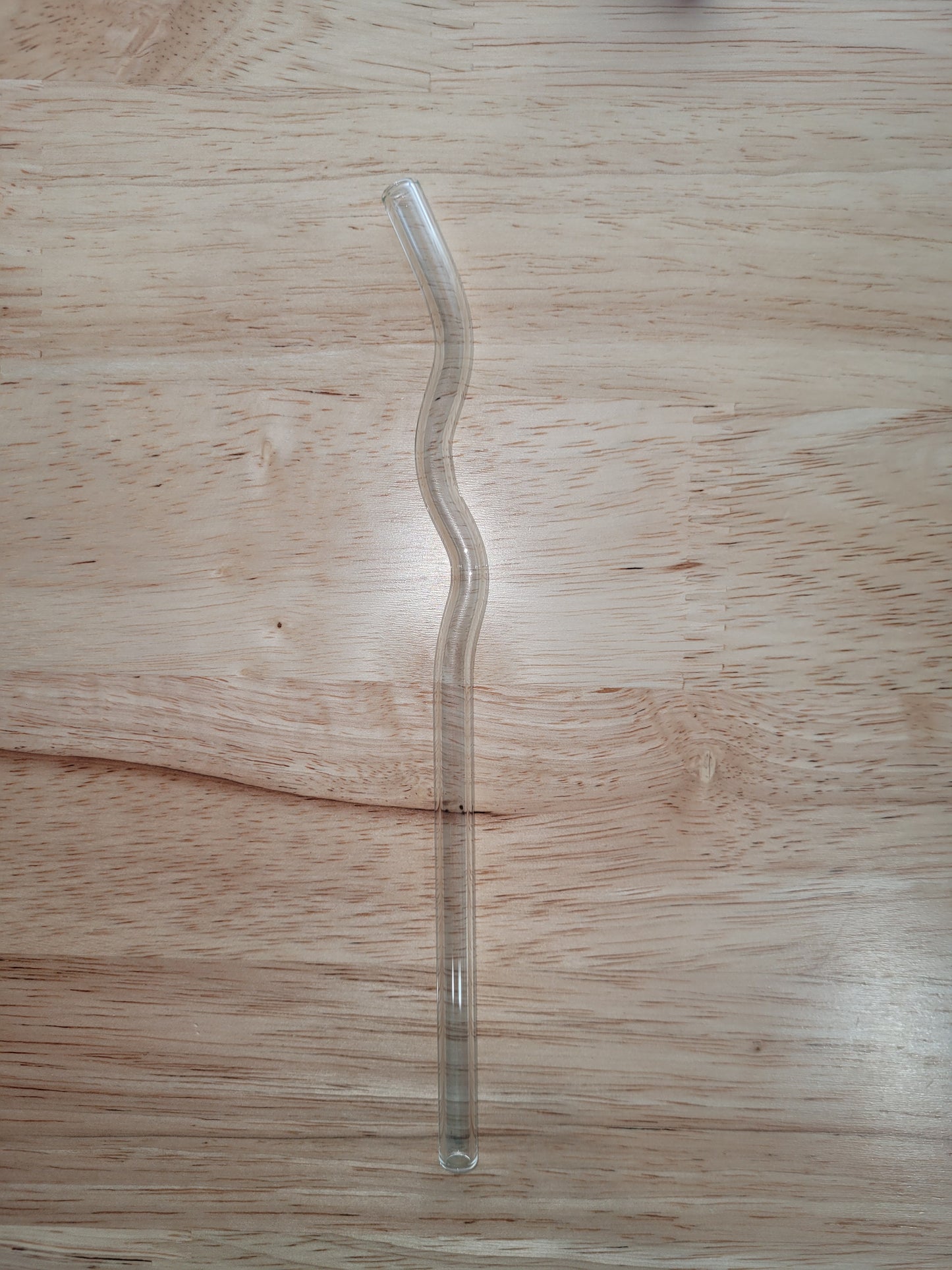 Colorful Curved Glass Straw