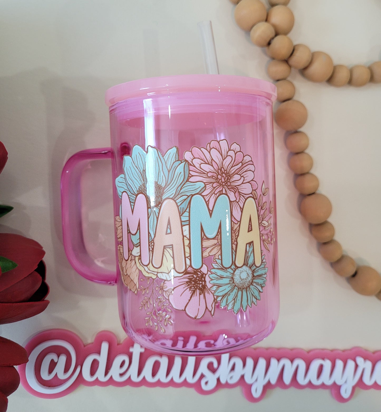 Mama Bundle! T-shirt, Large tote, and jelly candy Glass cup