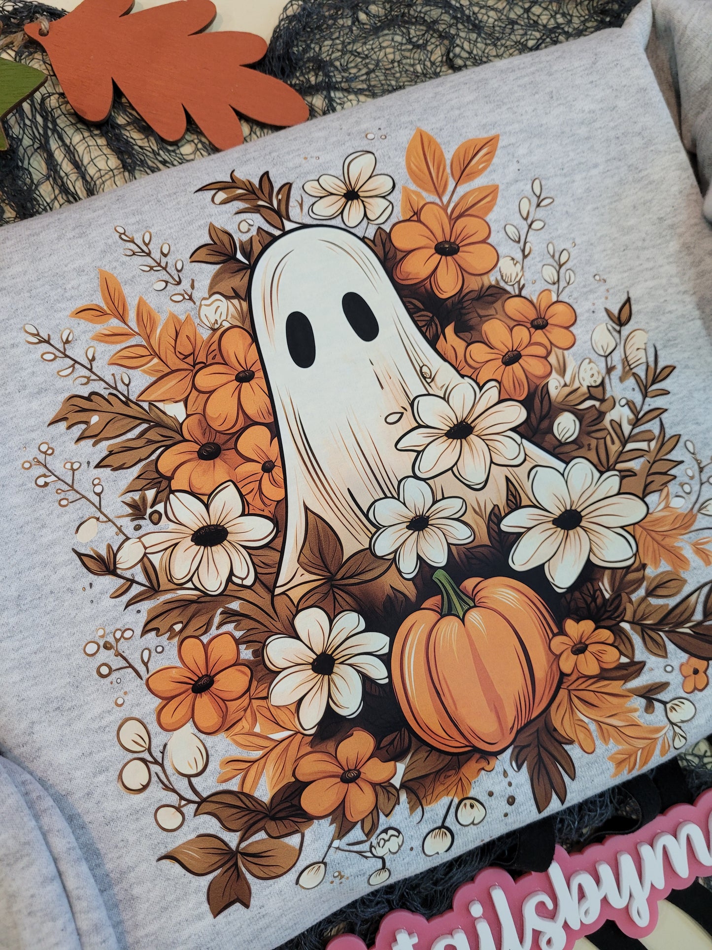 Floral Ghost Sweatshirt