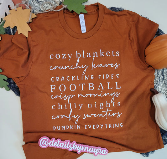 Fall Favorites Tshirt