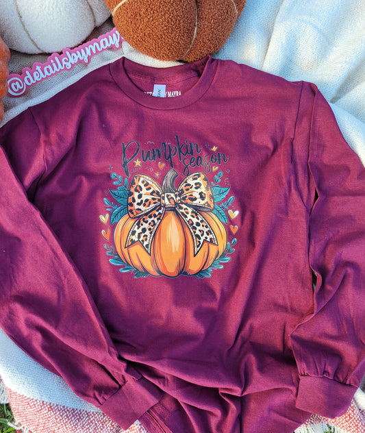 Pumkin Season Long Sleeve Shirt