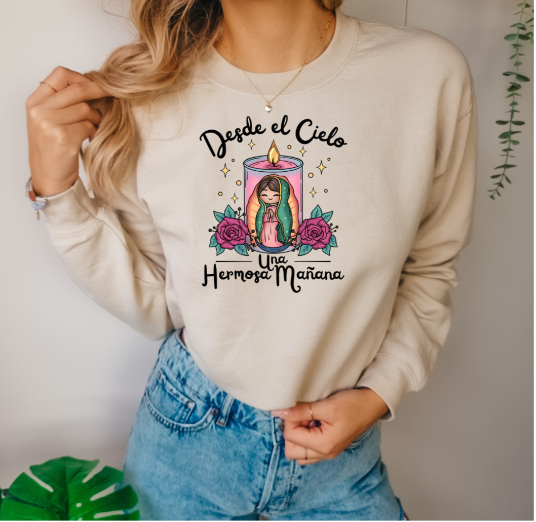 Desde el cielo una hermosa manana sweatshirt/ sudadera