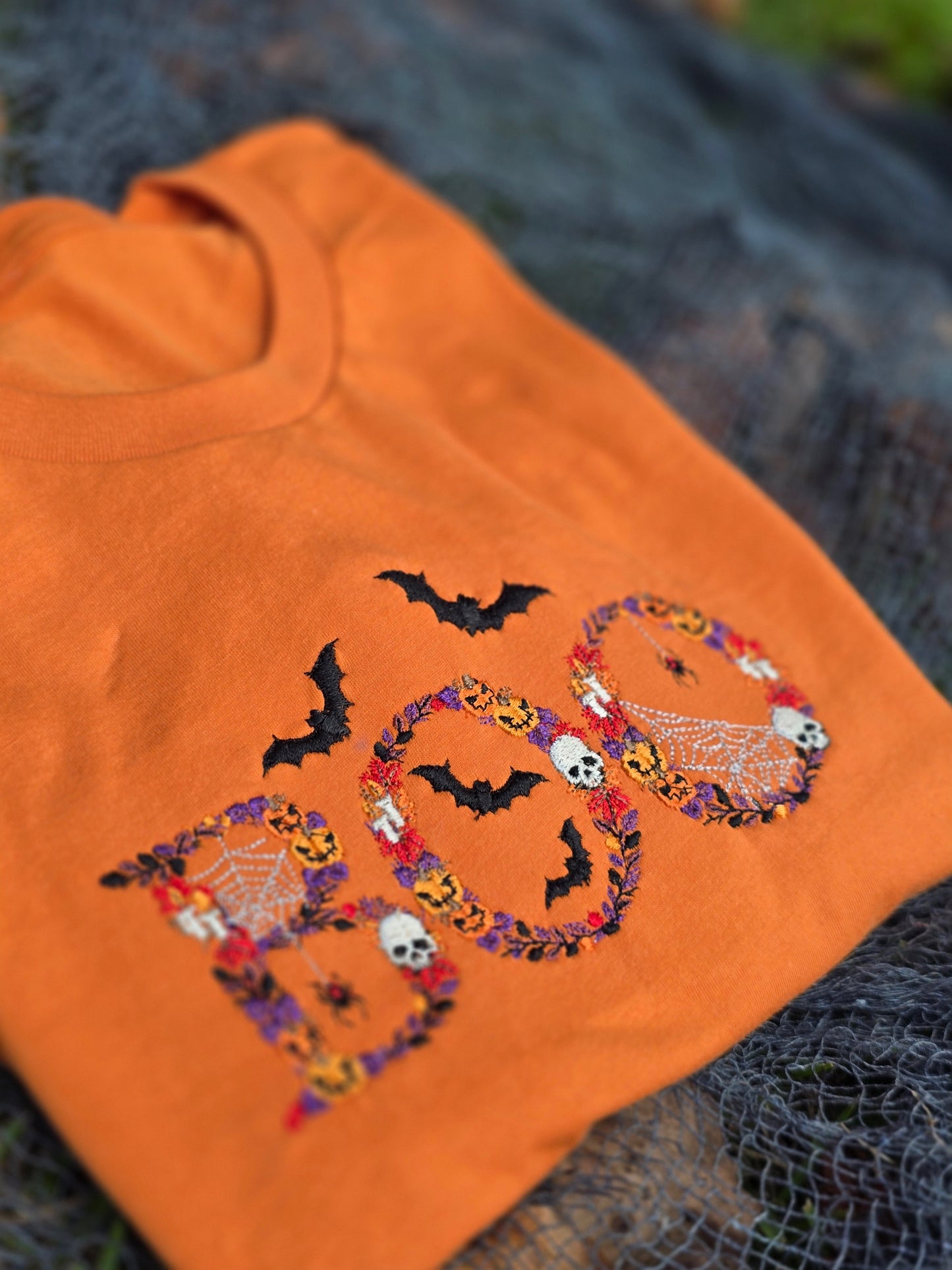 BOO Embroidery tee