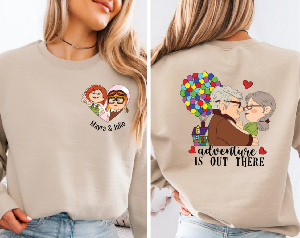 Adventure is out there personalized sweatshirt