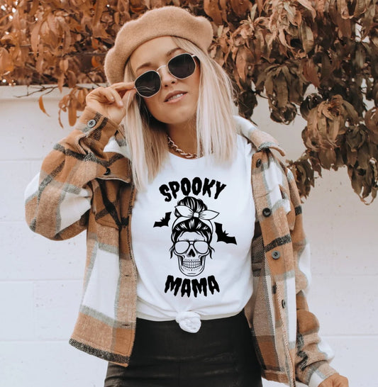 Spooky Mama Skeleton T-Shirt
