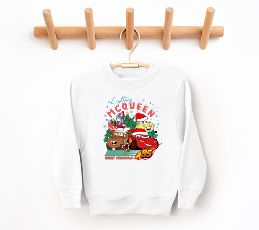 Cars Christmas Sweatshirt para ninos