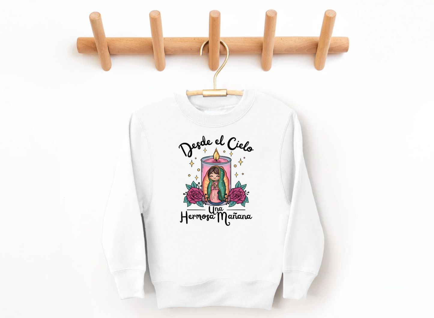 Desde el cielo una hermosa manana, sudadera para ninas