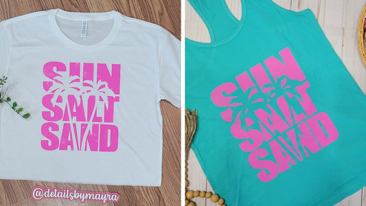 sun, salt,  sand