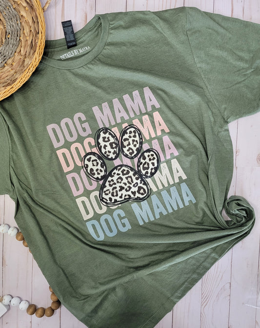 Dog Mama Full color Tshirt/playera